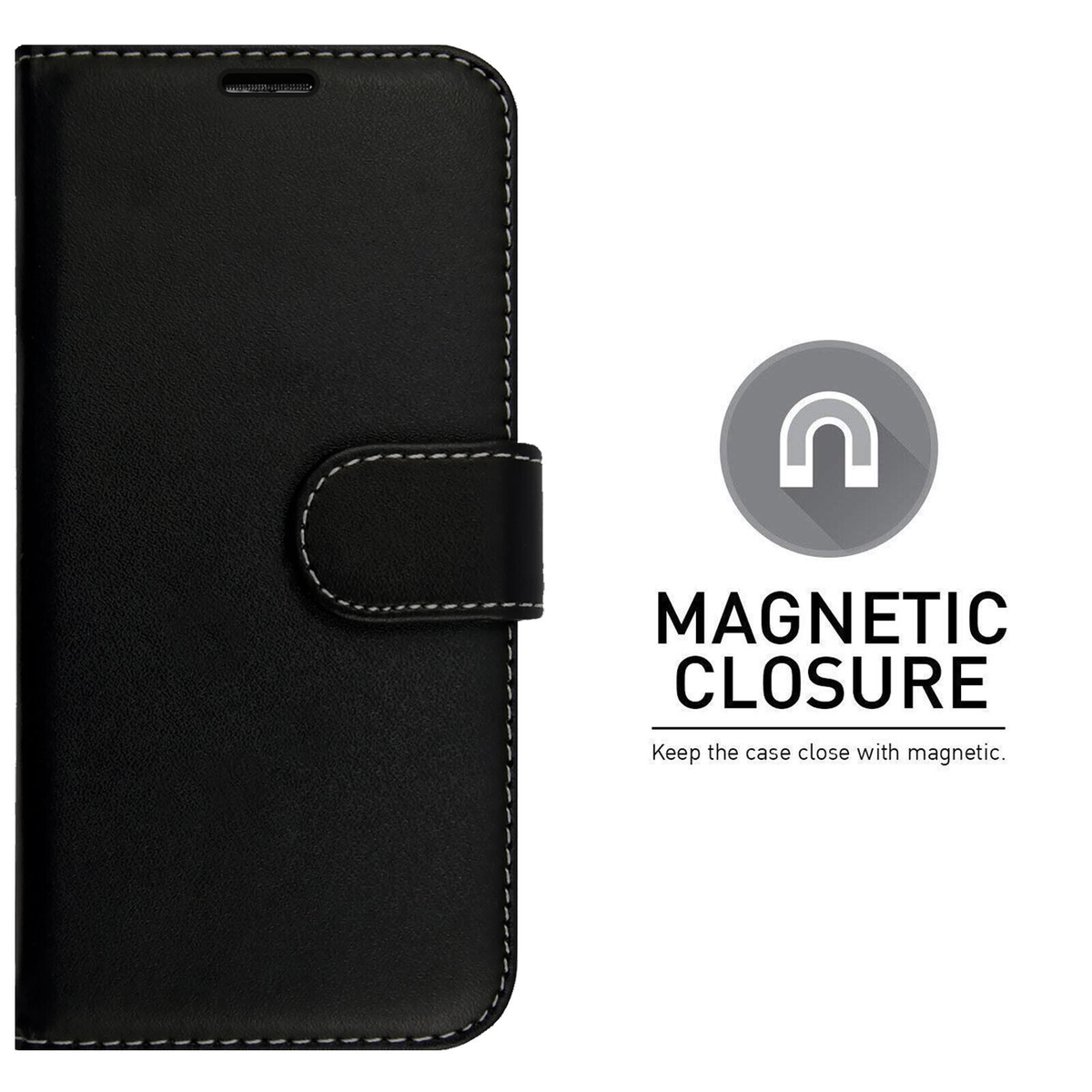 Case for Samsung Galaxy Note 20 10 9 8 7 5 Leather Wallet Flip Phone Stand Cover