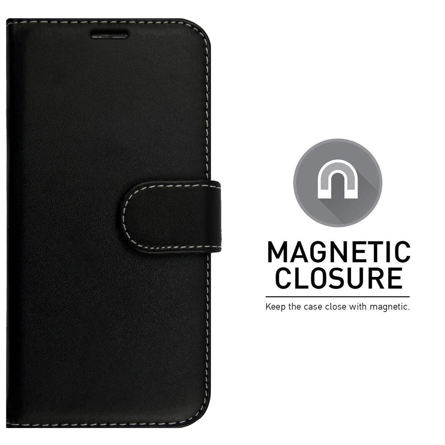 Case for Samsung Galaxy Note 20 10 9 8 7 5 Leather Wallet Flip Phone Stand Cover