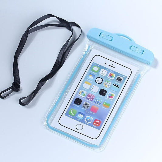 Waterproof Phone Pouch with Lanyard Underwater Universal Mobile Cover Dry Bag UK
