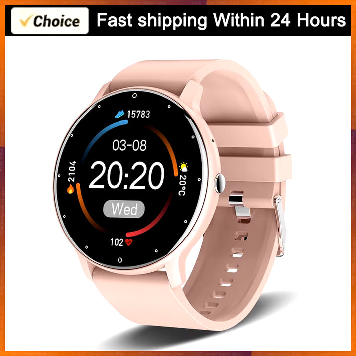 2025 Smart Watch Women Men Lady Gift Sport Fitness Watches Heart Rate Monitor Waterproof Smartwatch for Xiaomi Android IOS