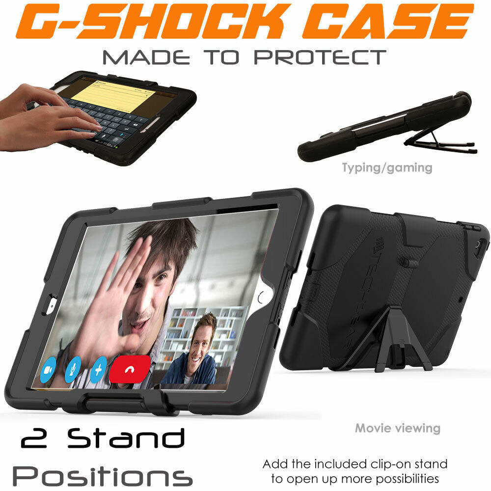 For Ipad 10.2" 9 8 7 Tough HEAVY DUTY Shockproof Rugged Survive Stand Case Cover