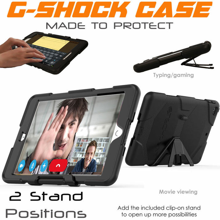 For Ipad 10.2" 9 8 7 Tough HEAVY DUTY Shockproof Rugged Survive Stand Case Cover