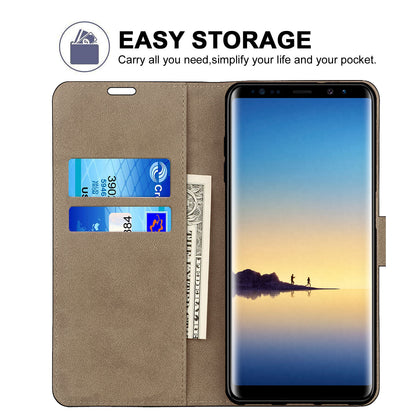 Case for Samsung Galaxy Note 20 10 9 8 7 5 Leather Wallet Flip Phone Stand Cover