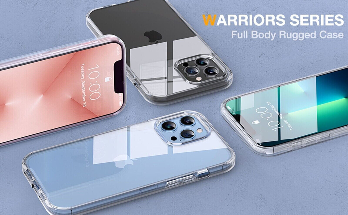 Clear 360 Full Body Case for Iphone 17 16 15 14 13 12 11 Pro Max XR XS 7 8 SE 4