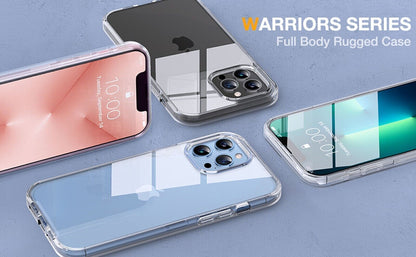 Clear 360 Full Body Case for Iphone 17 16 15 14 13 12 11 Pro Max XR XS 7 8 SE 4