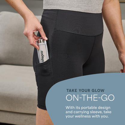 Infrared & Red Light Therapy for Body Joints & Muscles Wellness Support, Portable Red Light Therapy Device, near Infrared Light Therapy for Body & Face - Use 3 Wavelengths