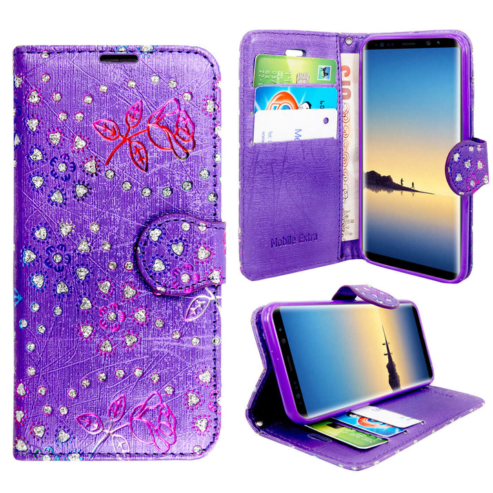 Case for Samsung Galaxy Note 20 10 9 8 7 5 Leather Wallet Flip Phone Stand Cover