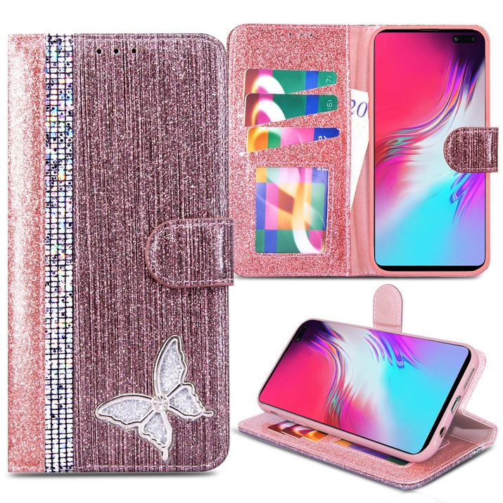 Case for Samsung Galaxy Note 20 10 9 8 7 5 Leather Wallet Flip Phone Stand Cover