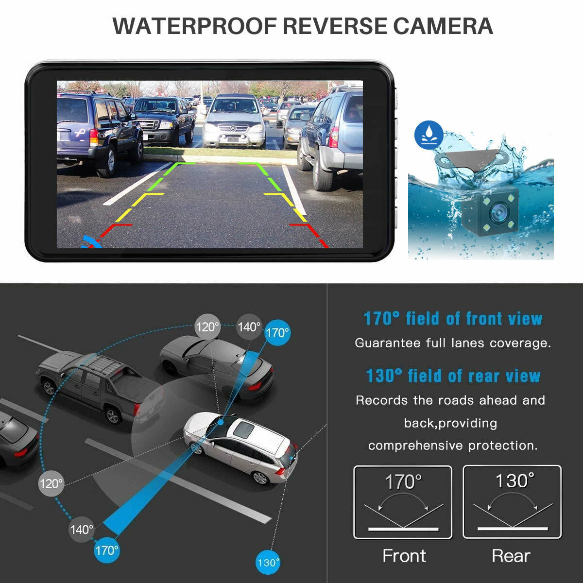 Capture Every Moment with the JUSTOP Full HD 1080P Car Dash Cam Kit – Front and Rear Cameras with Night Vision