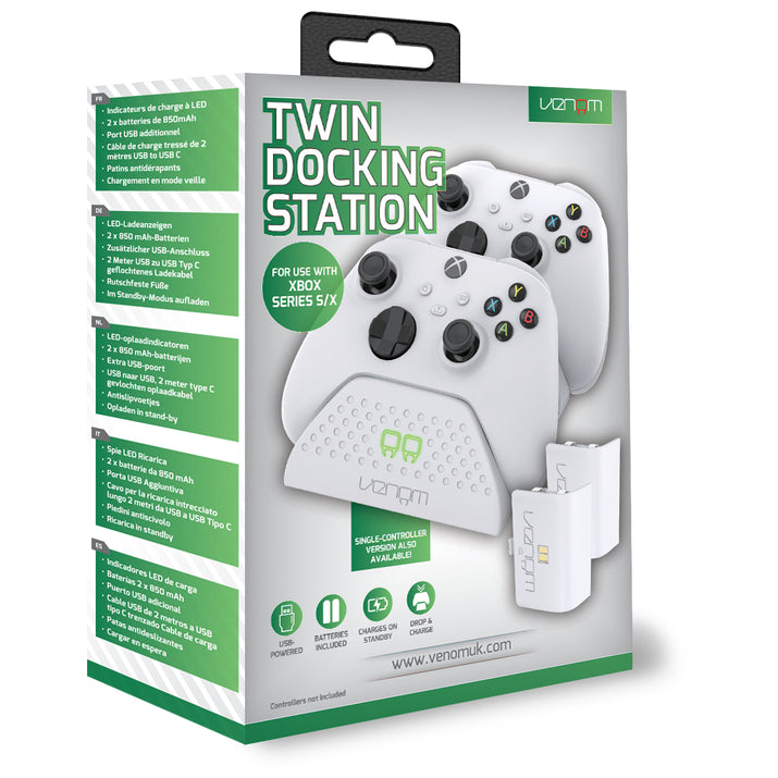 Xbox Charging Dock and Rechargeable Battery Packs for Series X Series S Xbox One