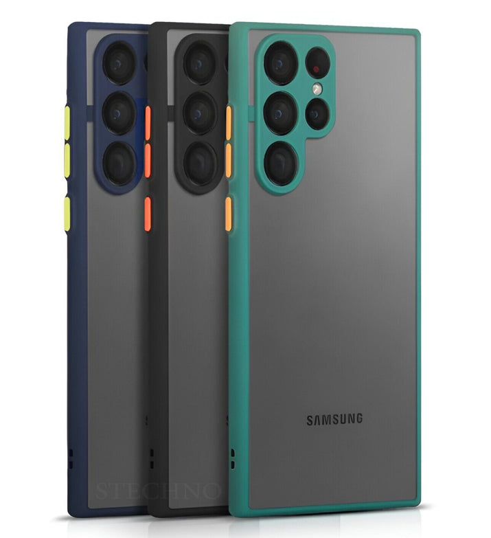 Armor Hard Phone Case for Samsung S25 S23 S24 plus S22 Ultra A14 A34 A54 Cover