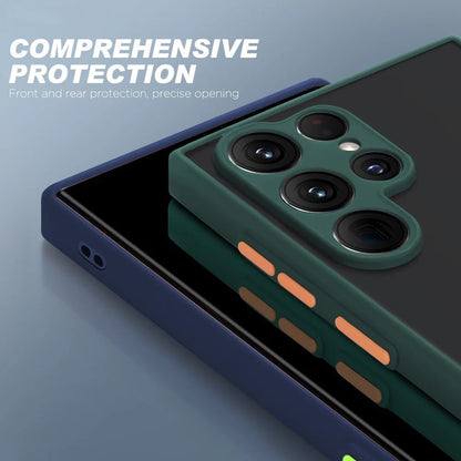 Armor Hard Phone Case for Samsung S25 S23 S24 plus S22 Ultra A14 A34 A54 Cover