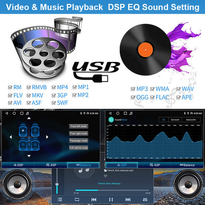 7" Android13 Car Wireless Carplay Android Auto Radio+Cam+Dvr for Audi A3 2003-12