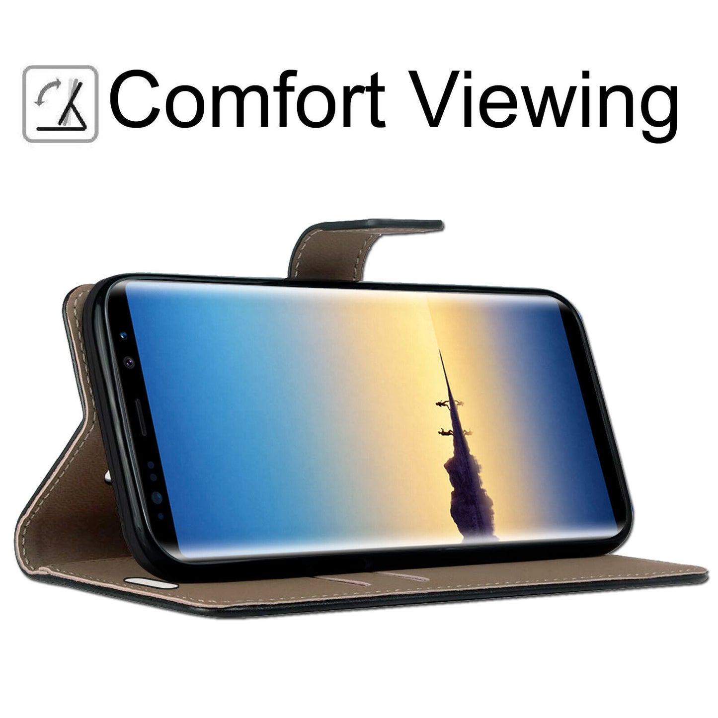 Case for Samsung Galaxy Note 20 10 9 8 7 5 Leather Wallet Flip Phone Stand Cover