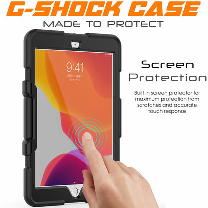 For Ipad 10.2" 9 8 7 Tough HEAVY DUTY Shockproof Rugged Survive Stand Case Cover