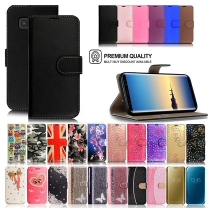 Case for Samsung Galaxy Note 20 10 9 8 7 5 Leather Wallet Flip Phone Stand Cover