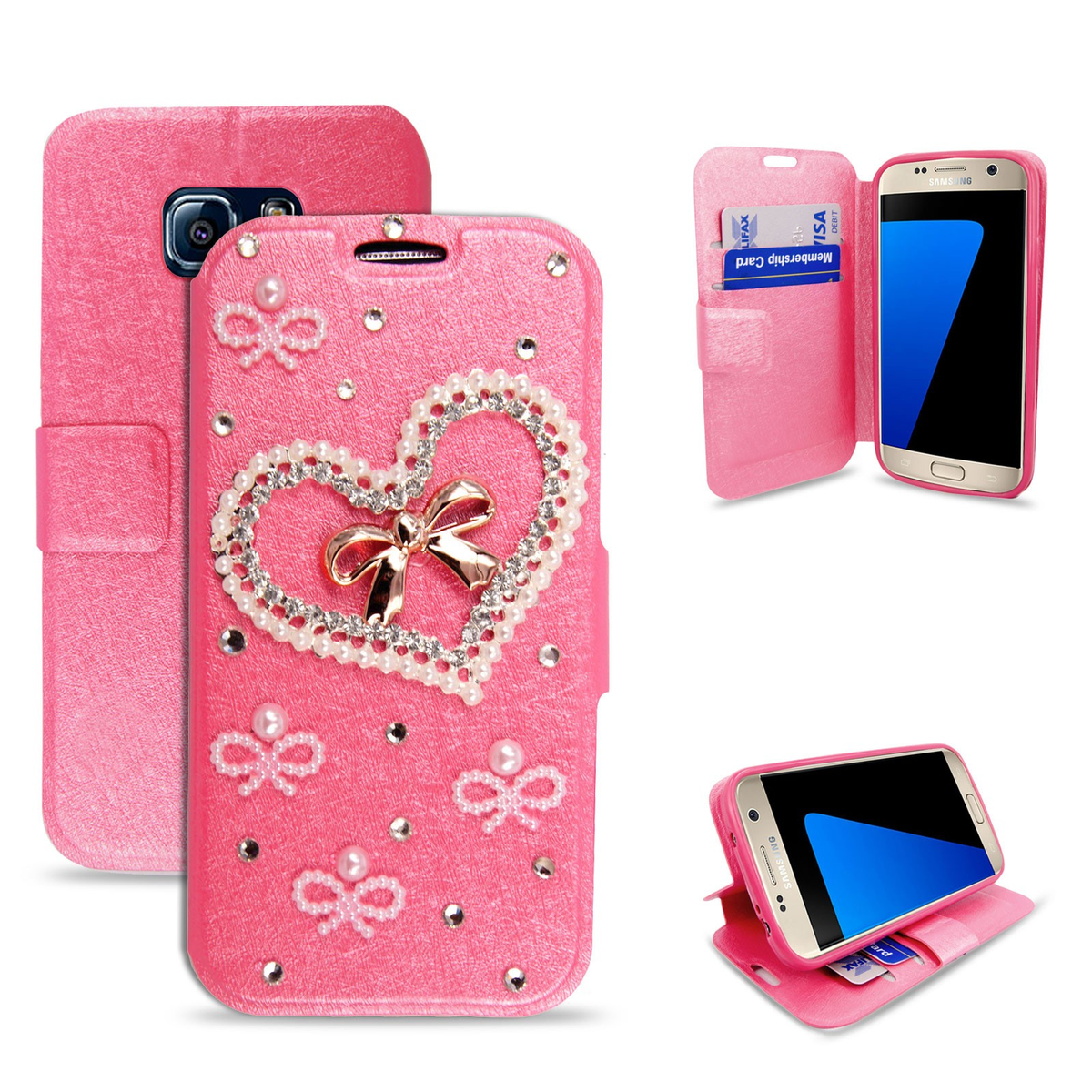 Case for Samsung Galaxy Note 20 10 9 8 7 5 Leather Wallet Flip Phone Stand Cover