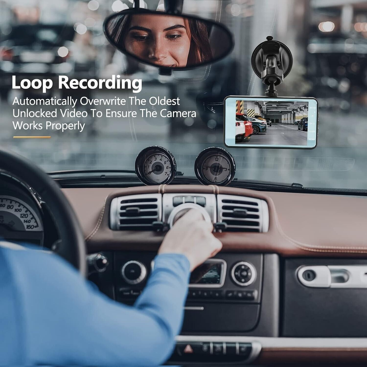 Capture Every Moment with the JUSTOP Full HD 1080P Car Dash Cam Kit – Front and Rear Cameras with Night Vision