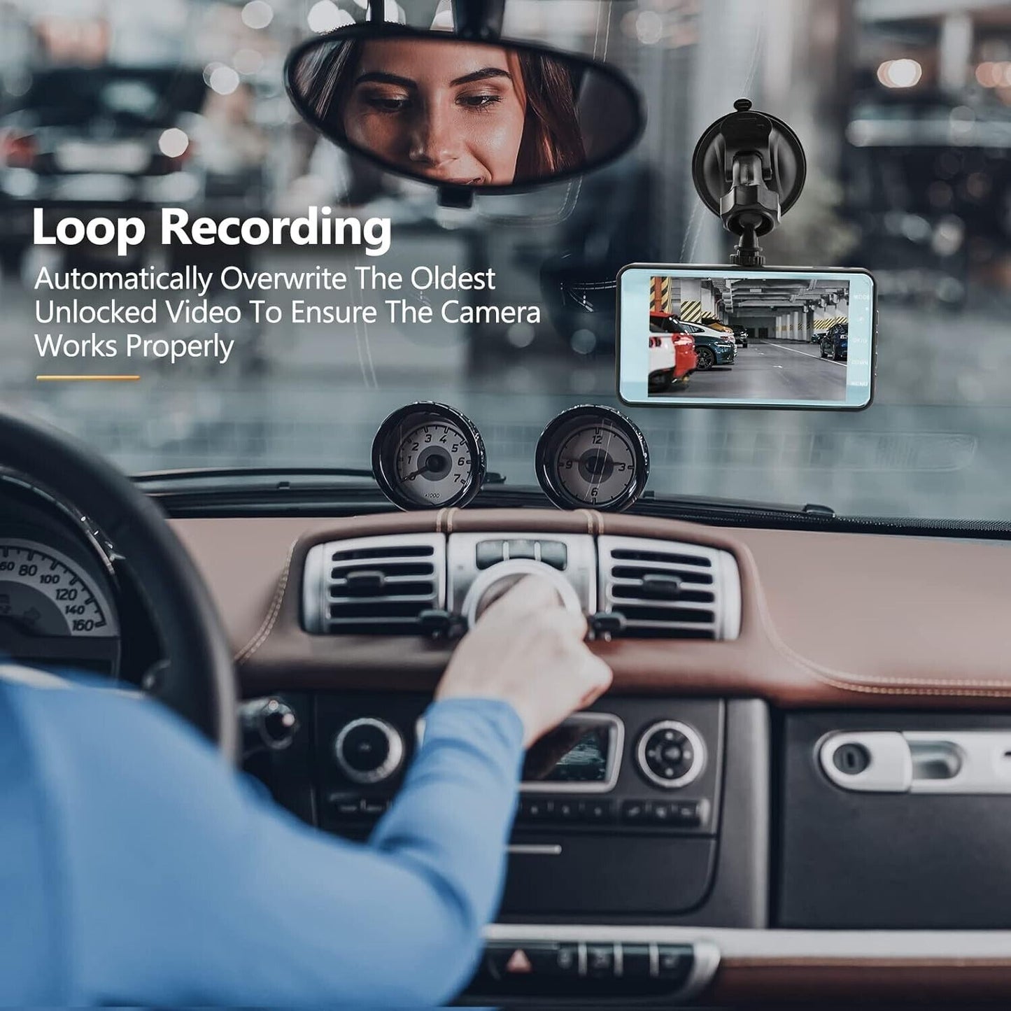 Capture Every Moment with the JUSTOP Full HD 1080P Car Dash Cam Kit – Front and Rear Cameras with Night Vision