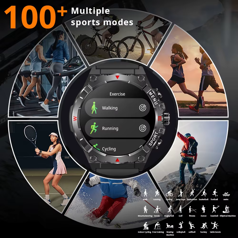 2025  V76 GPS Smartwatch 1.43
