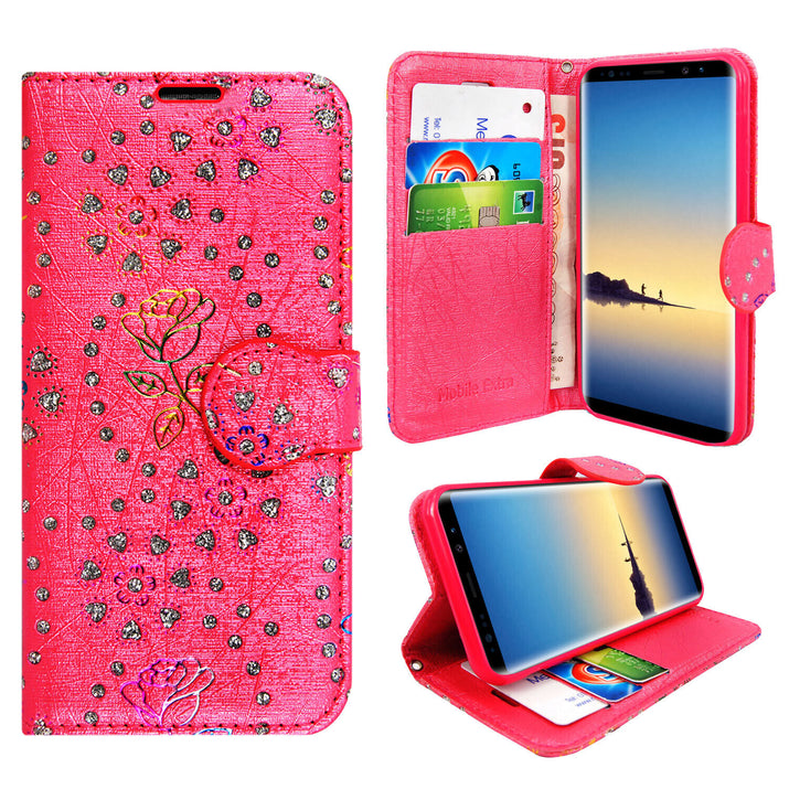 Case for Samsung Galaxy Note 20 10 9 8 7 5 Leather Wallet Flip Phone Stand Cover