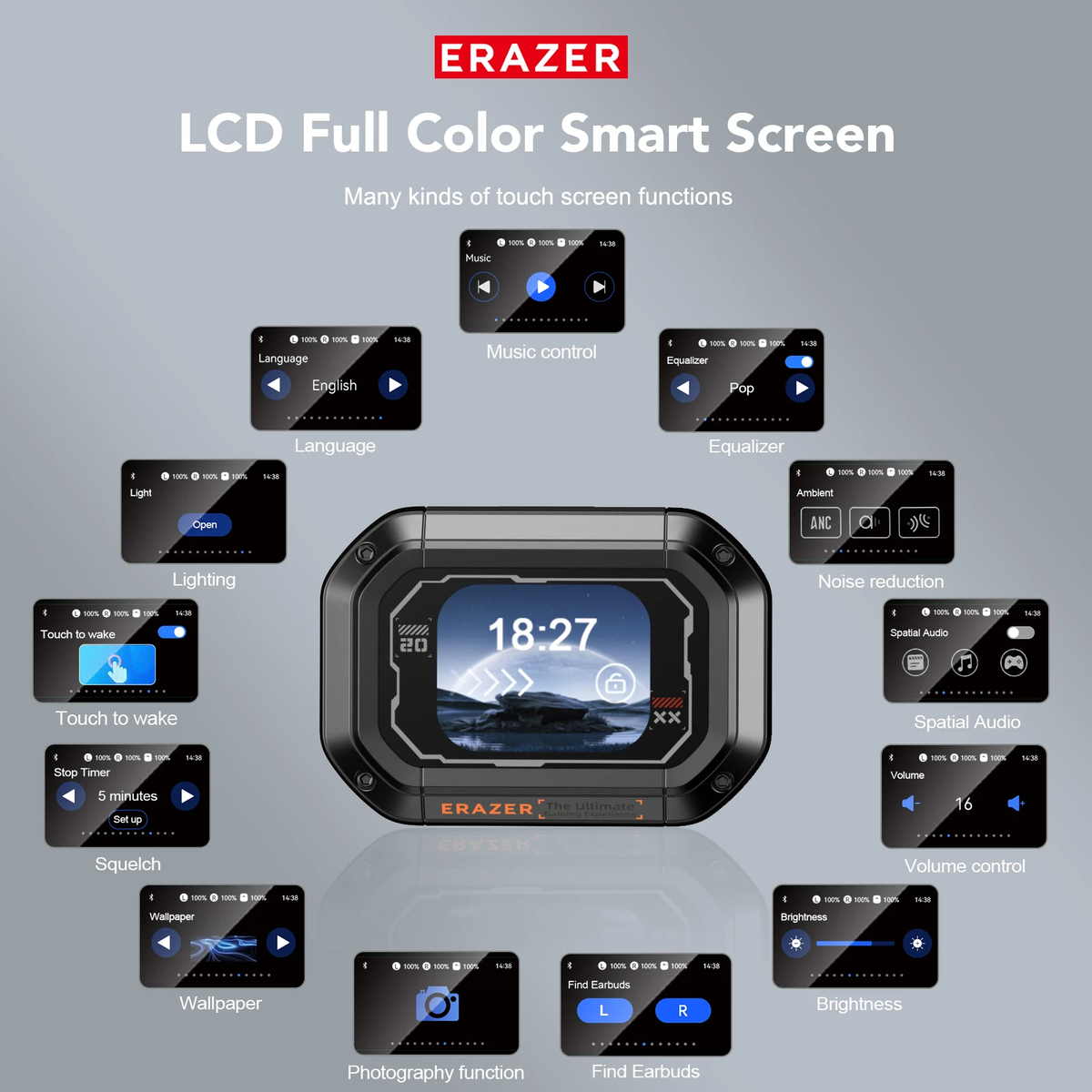 [AI Earphone]Translator  XP6 Bluetooth Earphones Sleep ASMR Headset DIY Equalizer APP AI Wireless Headphones Office Travel