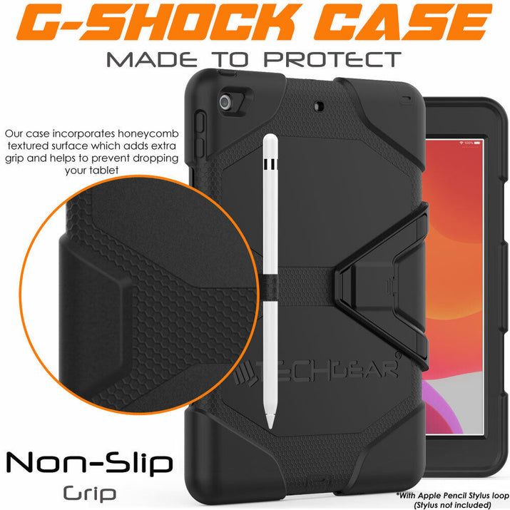For Ipad 10.2" 9 8 7 Tough HEAVY DUTY Shockproof Rugged Survive Stand Case Cover