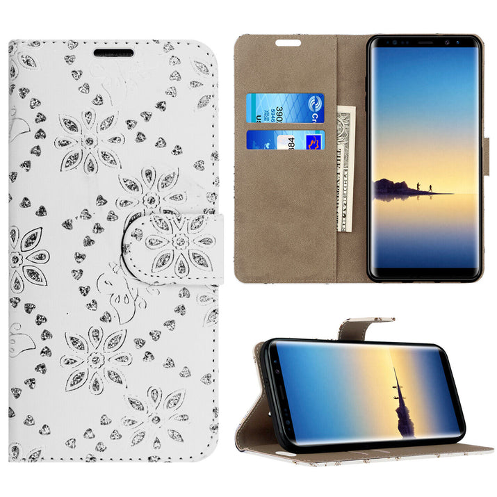 Case for Samsung Galaxy Note 20 10 9 8 7 5 Leather Wallet Flip Phone Stand Cover